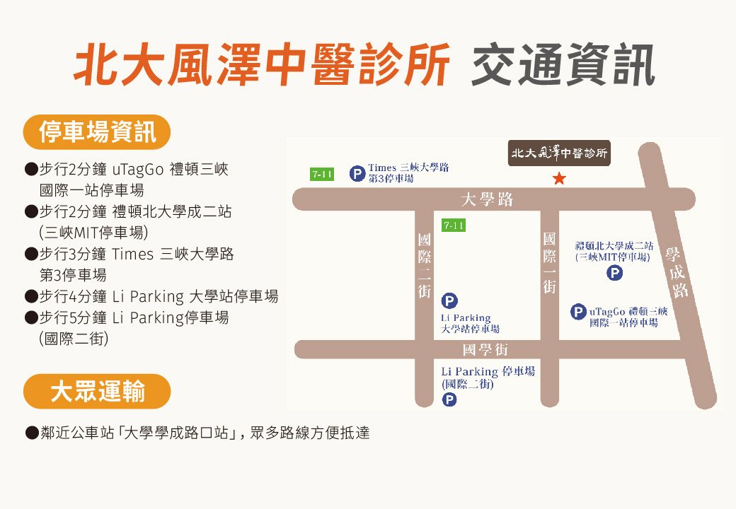 北大風澤停車資訊