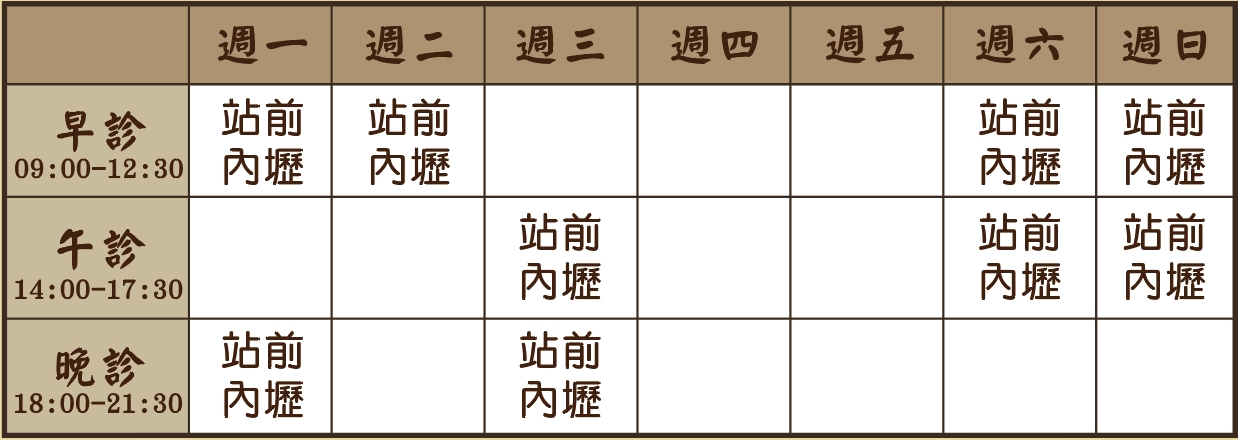 李之正醫師診表