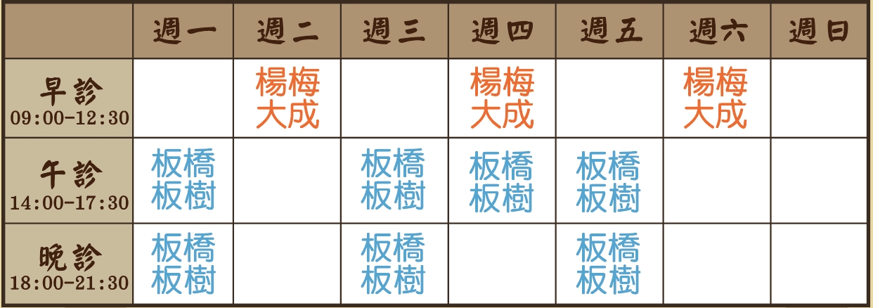 張宏銘醫師10月診表